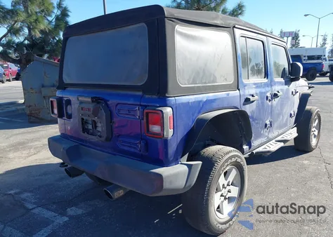 2019 Jeep Wrangler Unlimited Sport S 4X4 z USA, uszkodzony, nr VIN 1C4HJXDGXKW677847